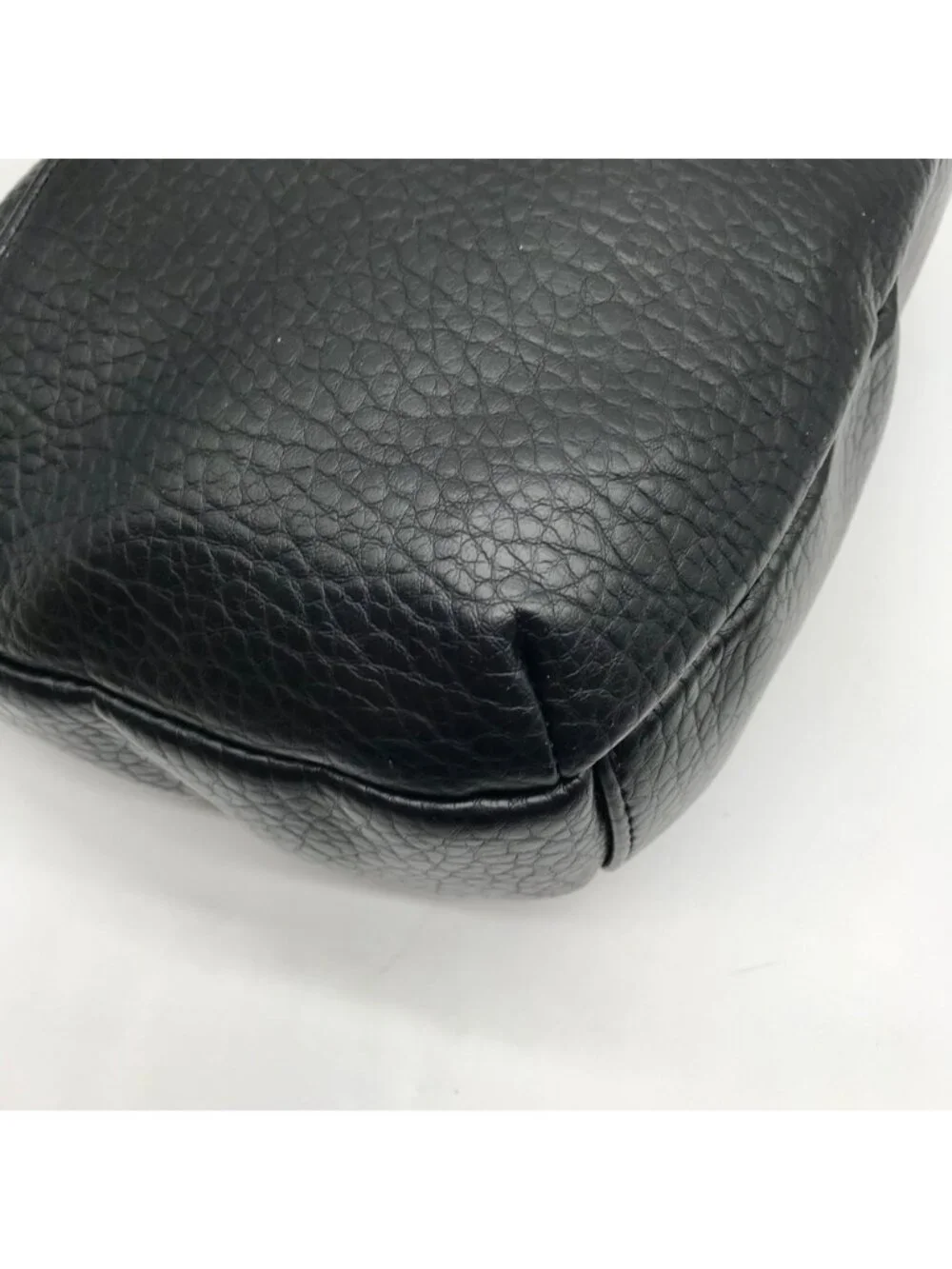 Giani Bernini Black Faux Leather Hobo Bag